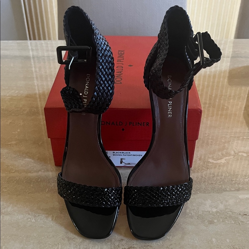 Donald J. Pliner Black Sandals